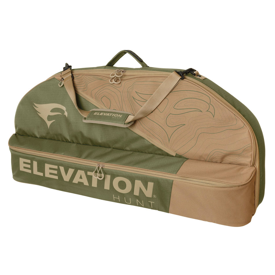 Elevation Olive/Tan V1 Topo 40 in. Bow Case with Mesh Pockets