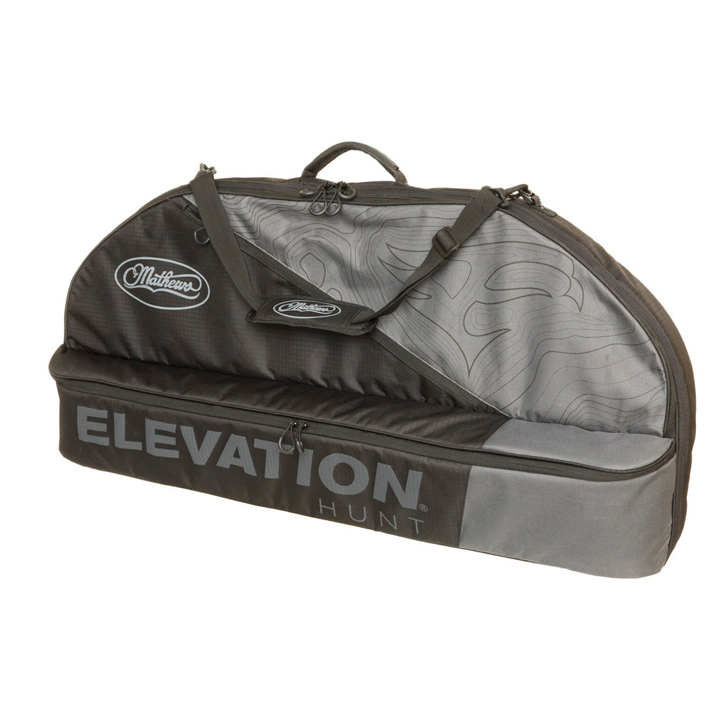 Elevation Black/Grey V1 Mathews Topo 40 in. Bow Case with Mesh Pockets