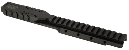 Samson 030026801 Black Anodized Hannibal Rail 0 MOA Ruger Mini-14 2007 Earlier Optic Mount with QD Swivel