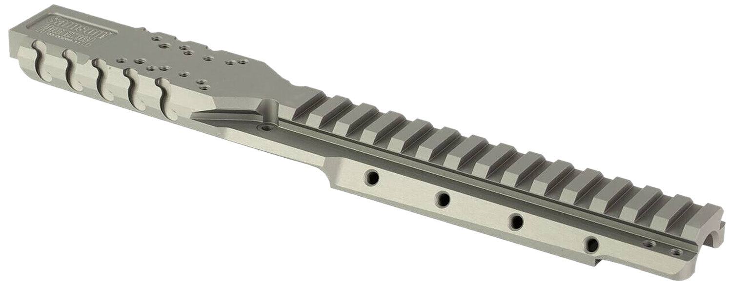 Samson 030026811 Natural Gray Hannibal Rail 0 MOA Ruger Mini-14 2007 Earlier Optic Mount with QD Swivel