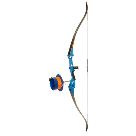 Fin Finder Bank Runner 35# Recurve Package Blue with Sidewinder Reel RH