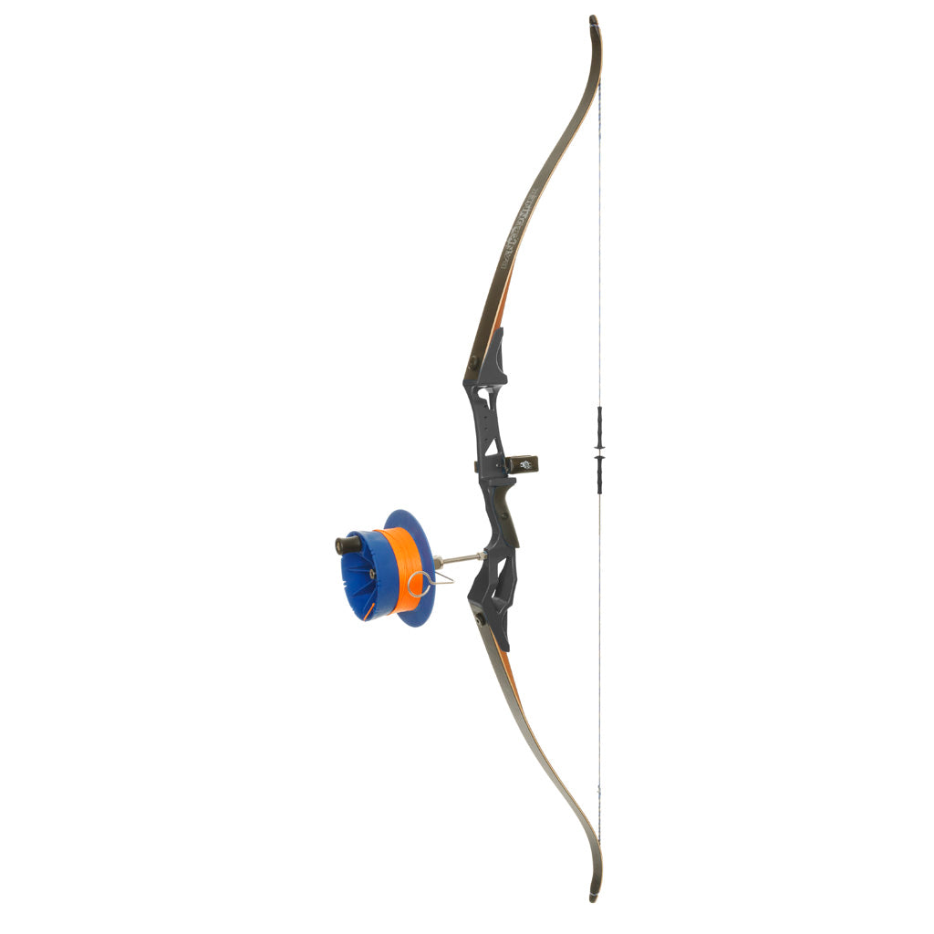 Fin Finder Bank Runner 35# Recurve Package Black with Sidewinder Reel RH