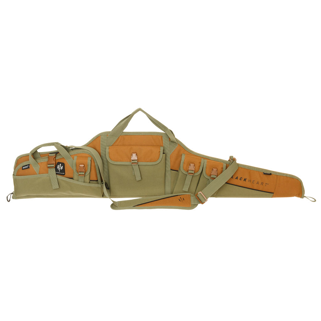 BlackHeart Vital Combo 48in Rifle Scope Case and 14in Double Pistol Rug