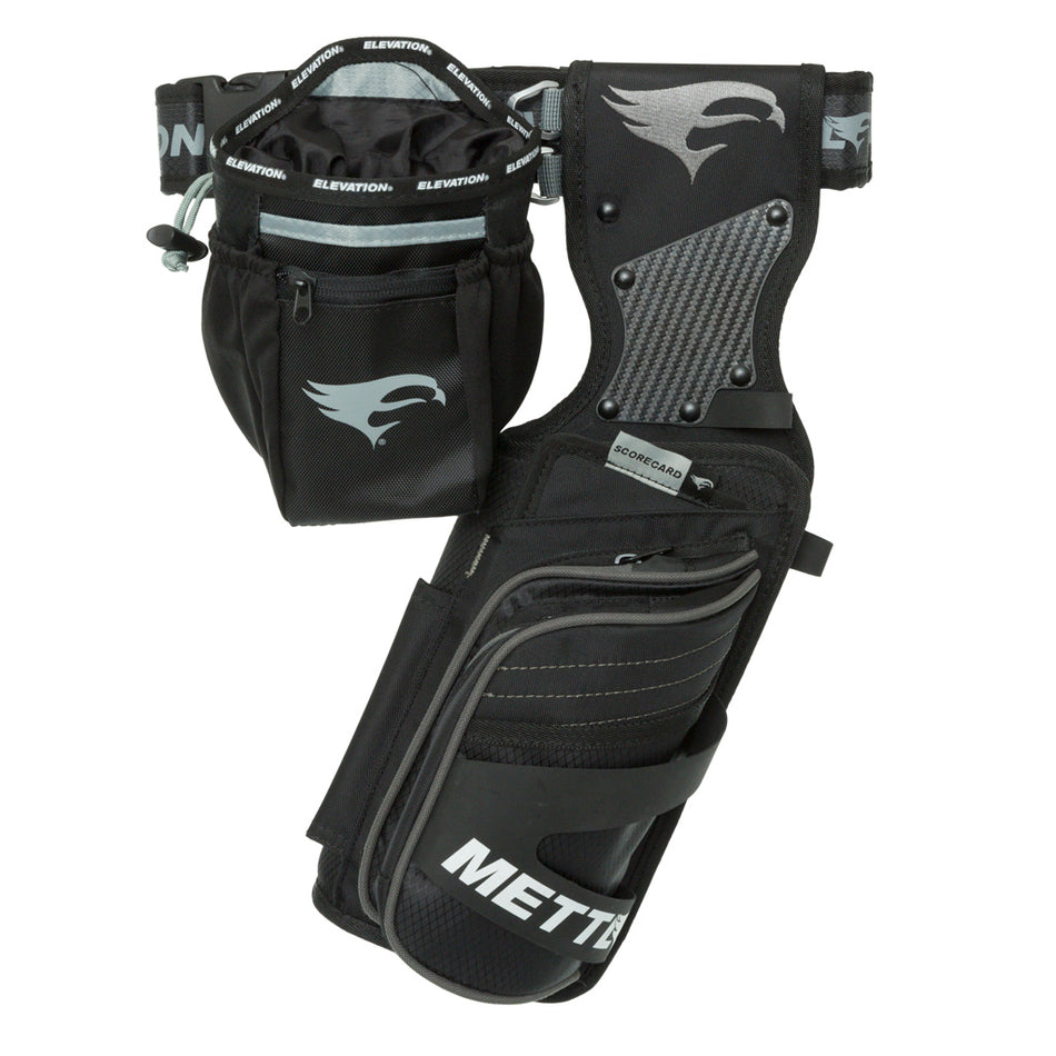 Black Left-Hand Elevation Mettle Field Quiver Package with Pro Belt
