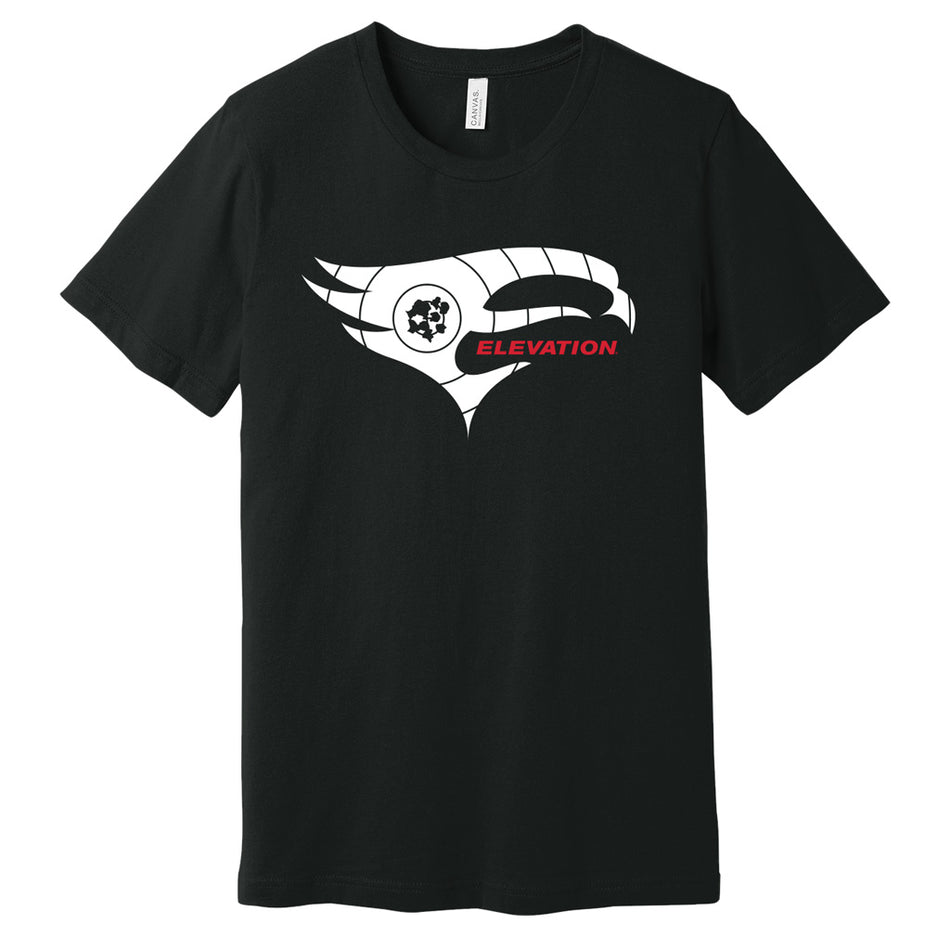 Elevation Target Cotton Tee Black Medium