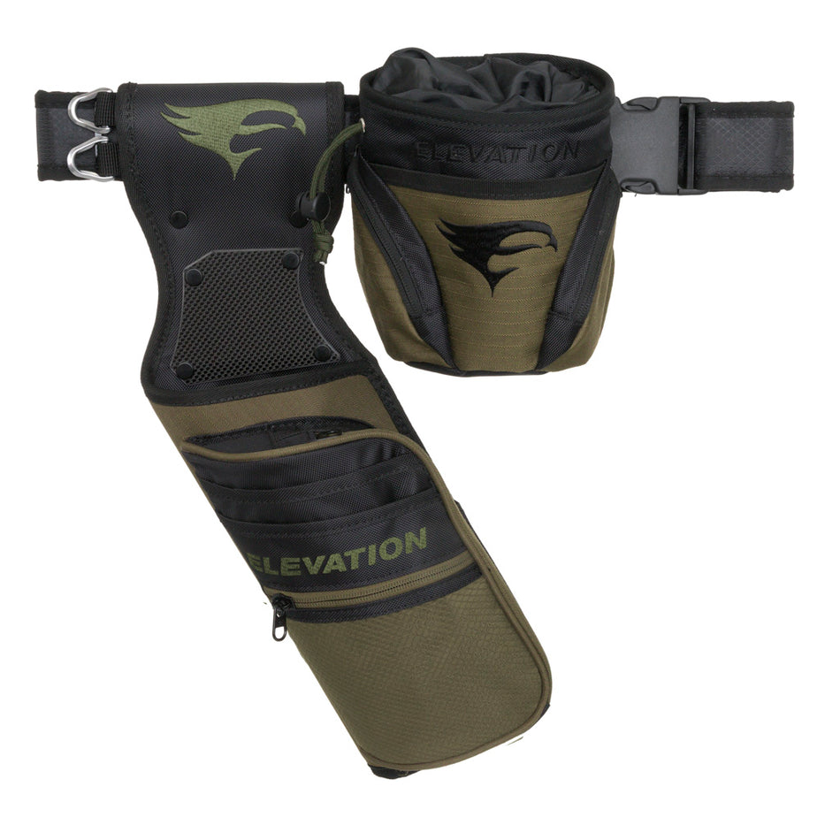 Elevation Nerve Quiver Bundle Ambush Green LH with Core Pouch and Pro Belt