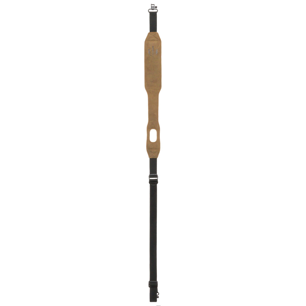 BlackHeart Backstrap Brown Leather Rifle Sling 40-52in. Adjustable