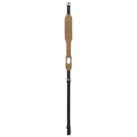 BlackHeart Backstrap Brown Leather Rifle Sling 40-52in. Adjustable