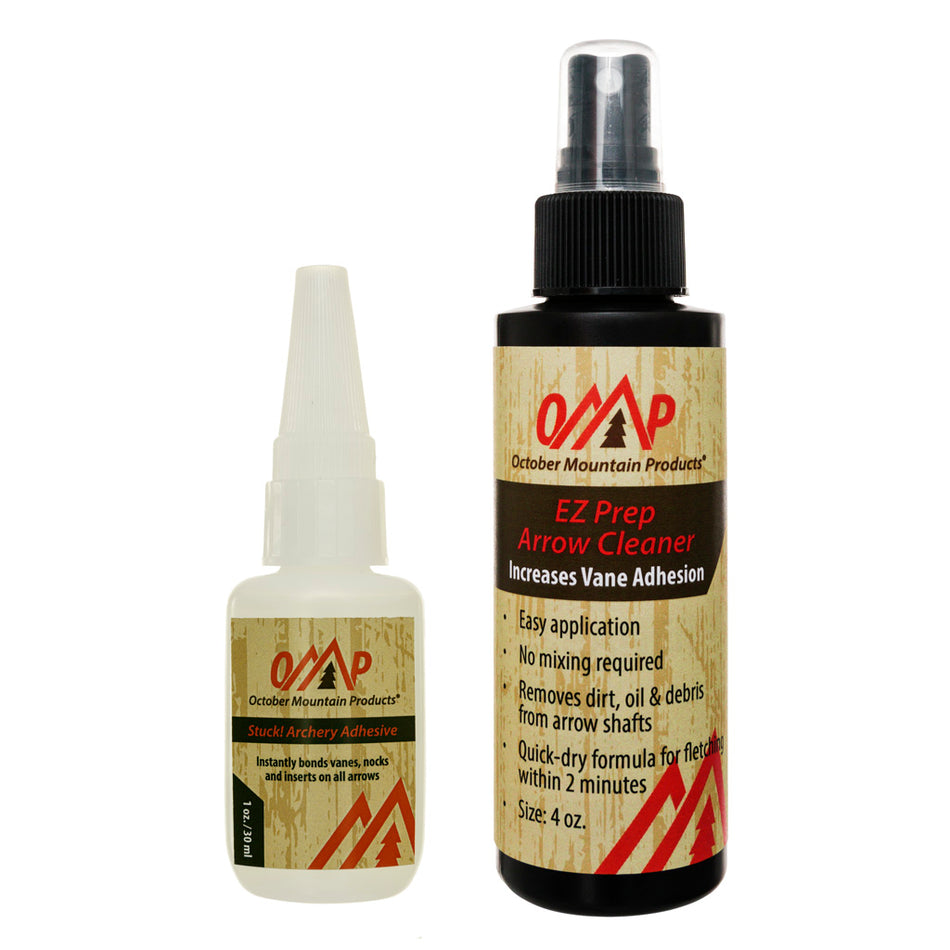 October Mountain EZ Prep Arrow Cleaner and Stuck Adhesive Combo Kit