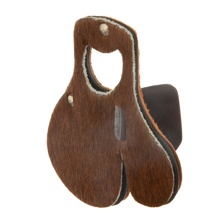 October Mountain LH Medium Hair Tab Brown Split Finger Recurve Tab