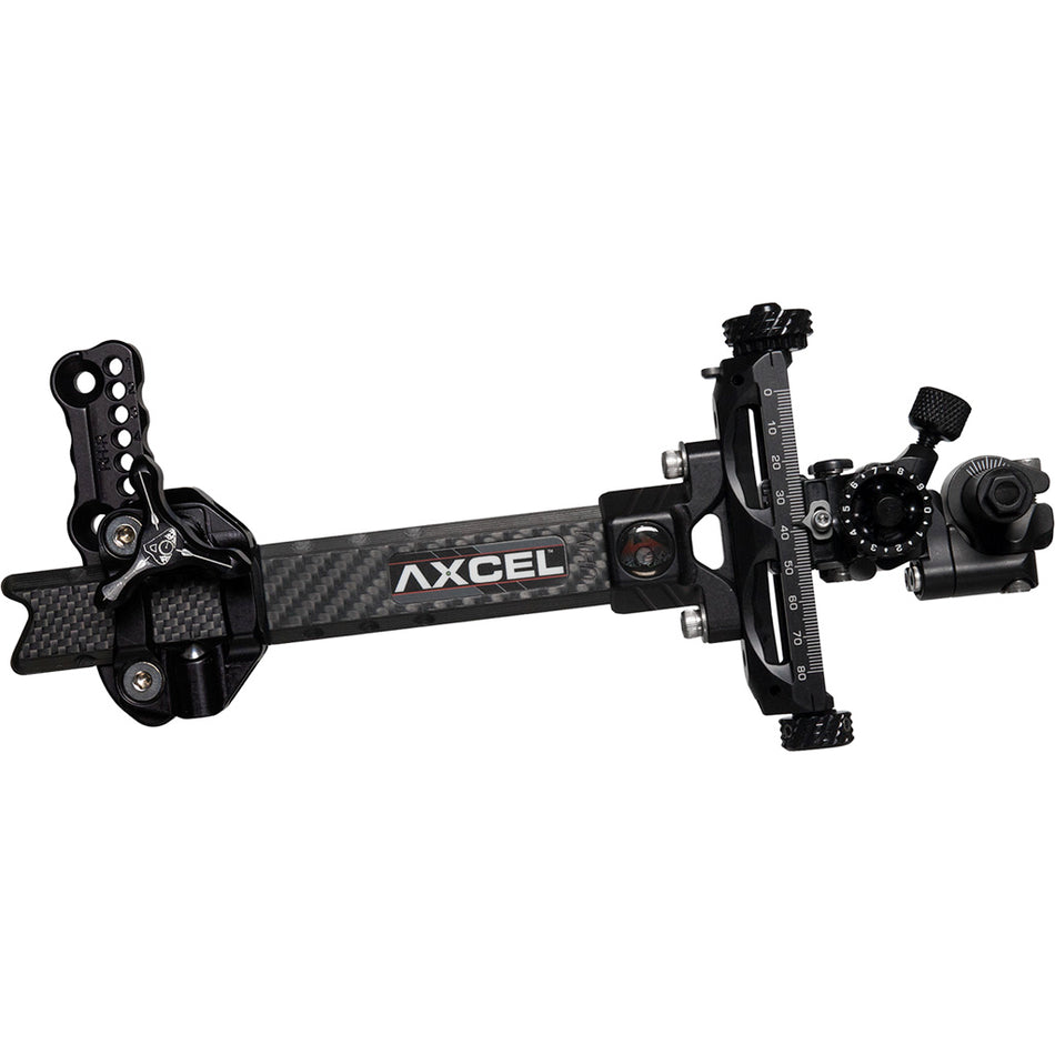 Axcel Achieve XP 2.0 Carbon Bar Right Hand Compound Bow Sight 6in Black