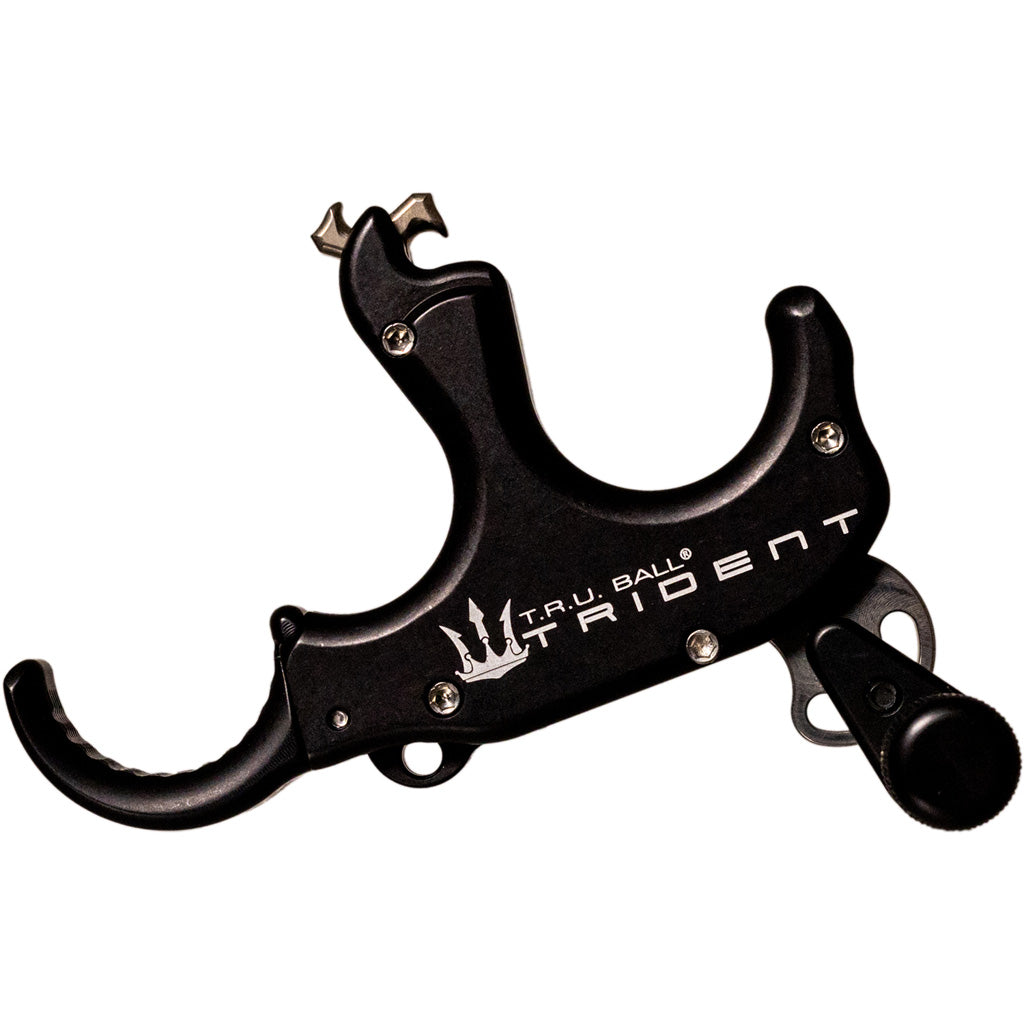 Tru Ball TruTrident Flex Thumb-Activated 3 Finger Archery Release Black Large