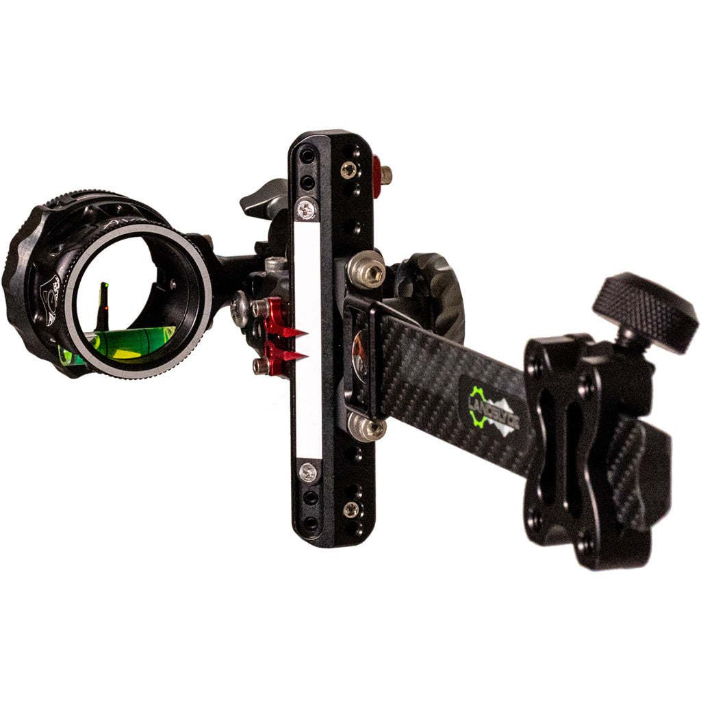 Axcel LANDSLYDE Plus Carbon Pro Archery Slider Sight AVX-31 Ranger DBL Pin .019 Black