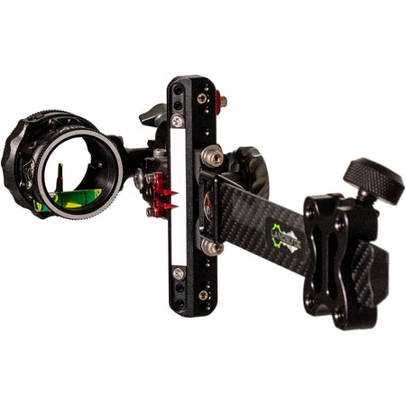 Axcel LANDSLYDE Plus Carbon Pro Archery Slider Sight AVX-31 Ranger DBL Pin .019 Black