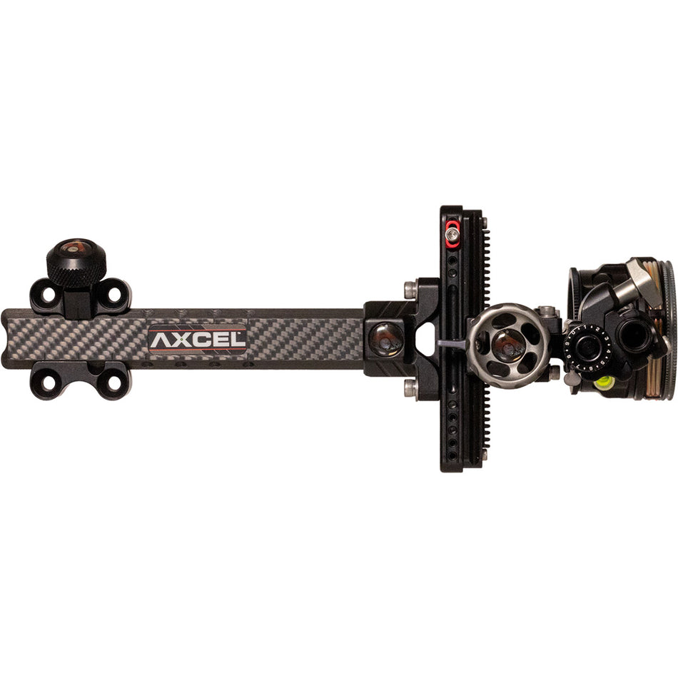 Axcel LANDSLYDE Plus Carbon Pro Archery Slider Sight AVX-41 Ranger DBL Pin .019 Black