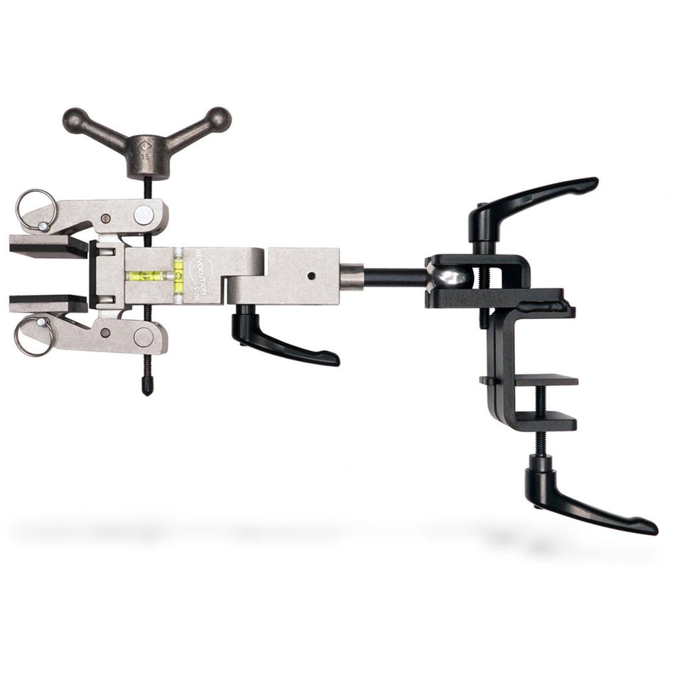 Last Chance Revolution Vise for Bow Axis Adjustment with Multi-Axis Head