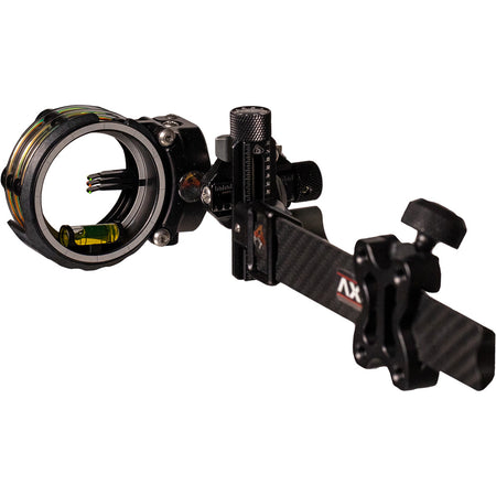 Axcel ArmorTech Lite Pro 3 Pin .019 Carbon Bar Compound Bow Sight RH/LH