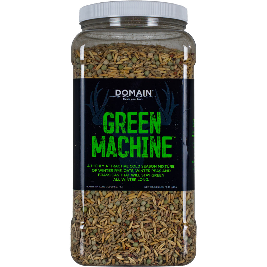 Domain Green Machine Fall Winter Food Plot Seed - 1/4 Acre Coverage