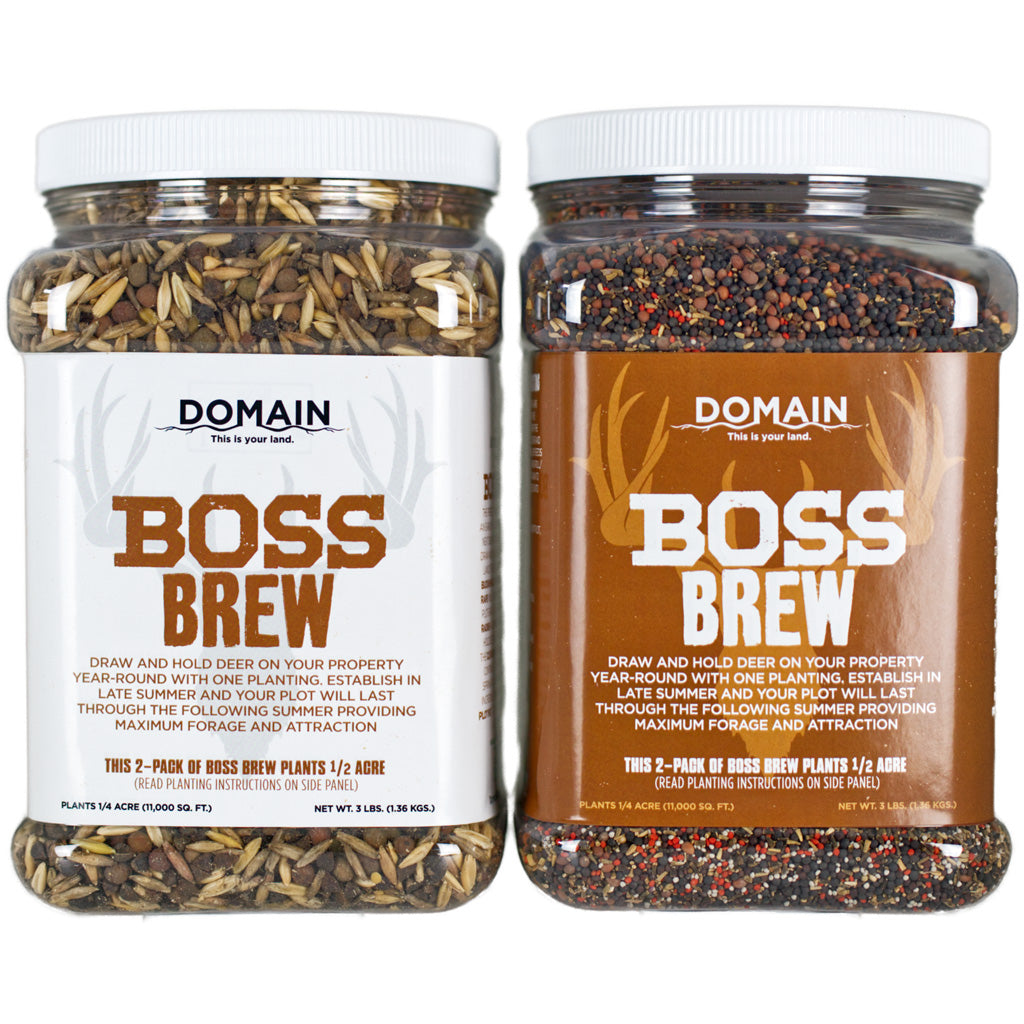 Domain Boss Brew Multi-Species Food Plot Seed - 1/2 Acre