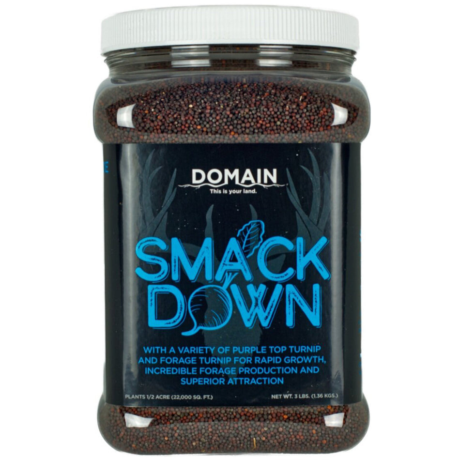Domain Smack Down Warm & Cold Season Turnip Seed - 1/2 Acre