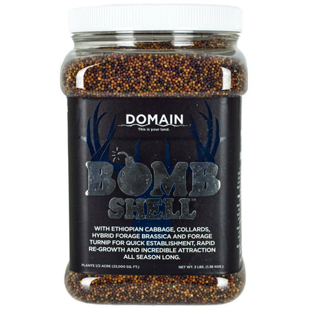 Domain Bombshell Fast-Maturing Brassica Seed - 1/2 Acre Coverage
