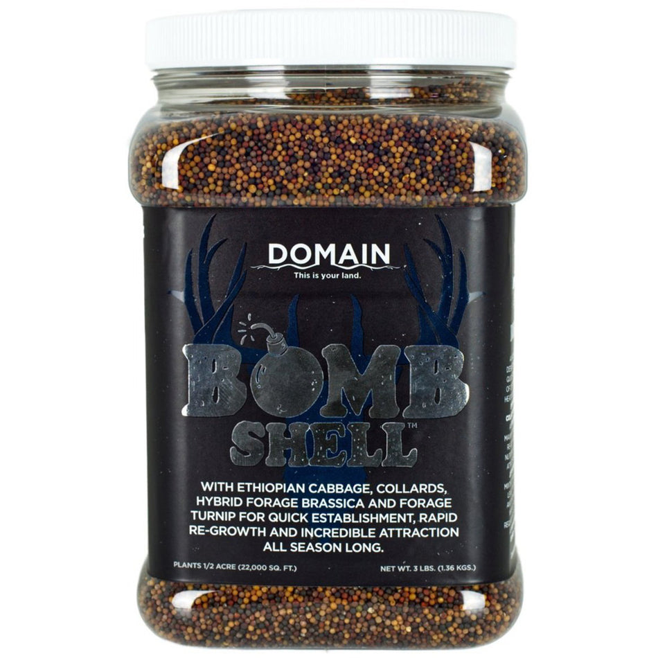 Domain Bombshell Fast-Maturing Brassica Seed - 1/2 Acre Coverage