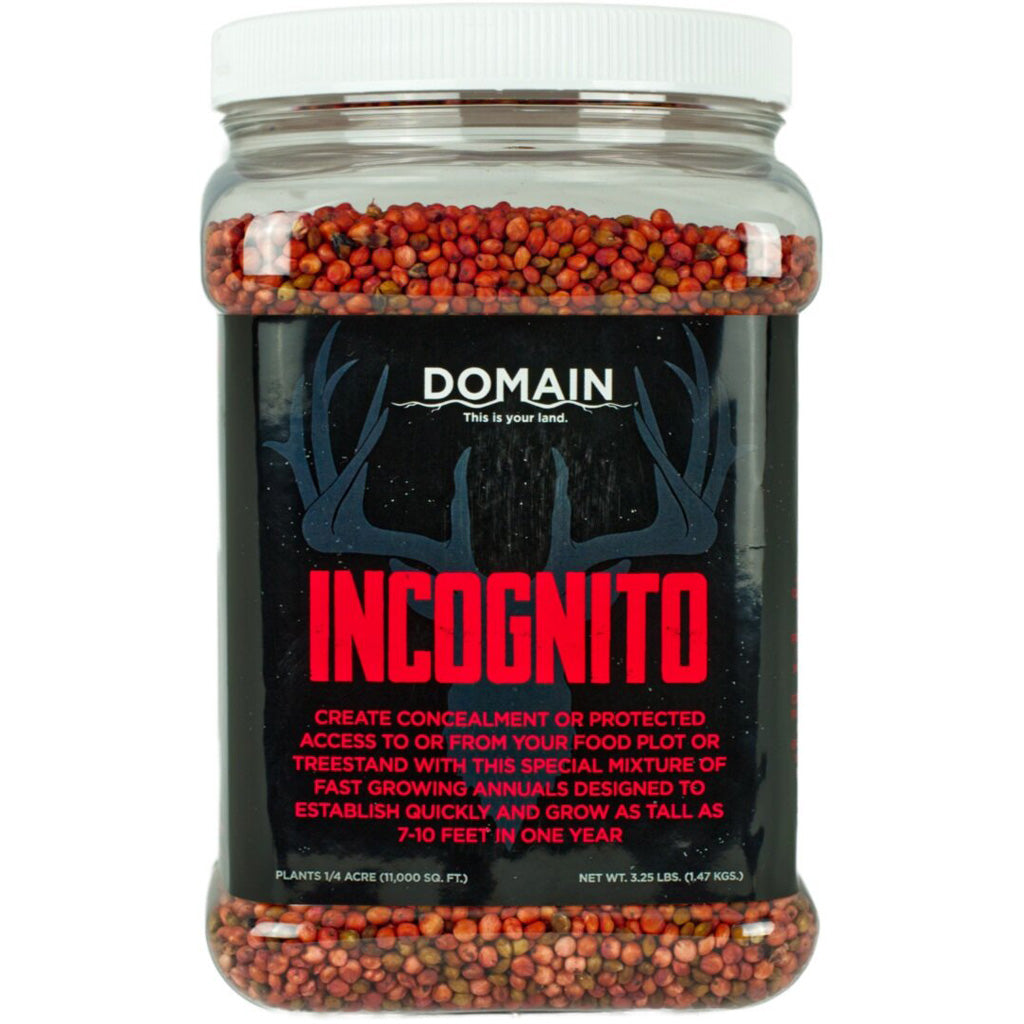 Domain Incognito Tall-Growing Sorghum Seed Mix - 1/4 Acre Coverage