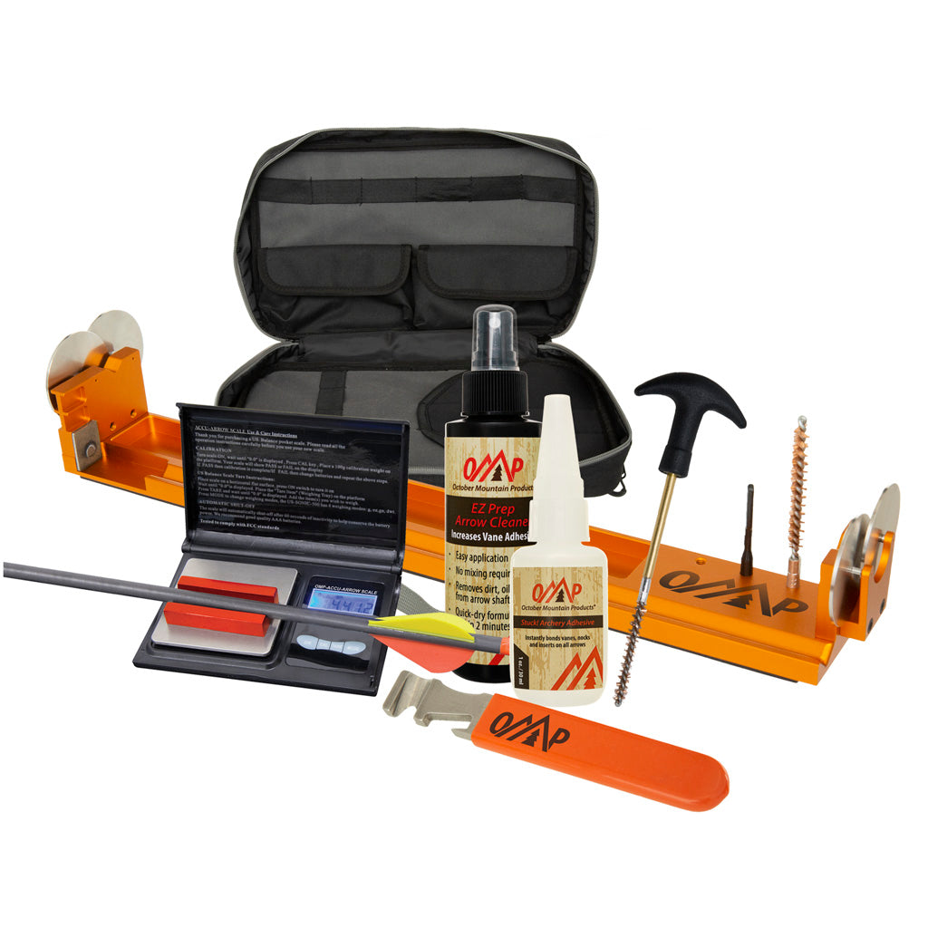 October Mountain Archery Arrow Build Kit with Essential Tools