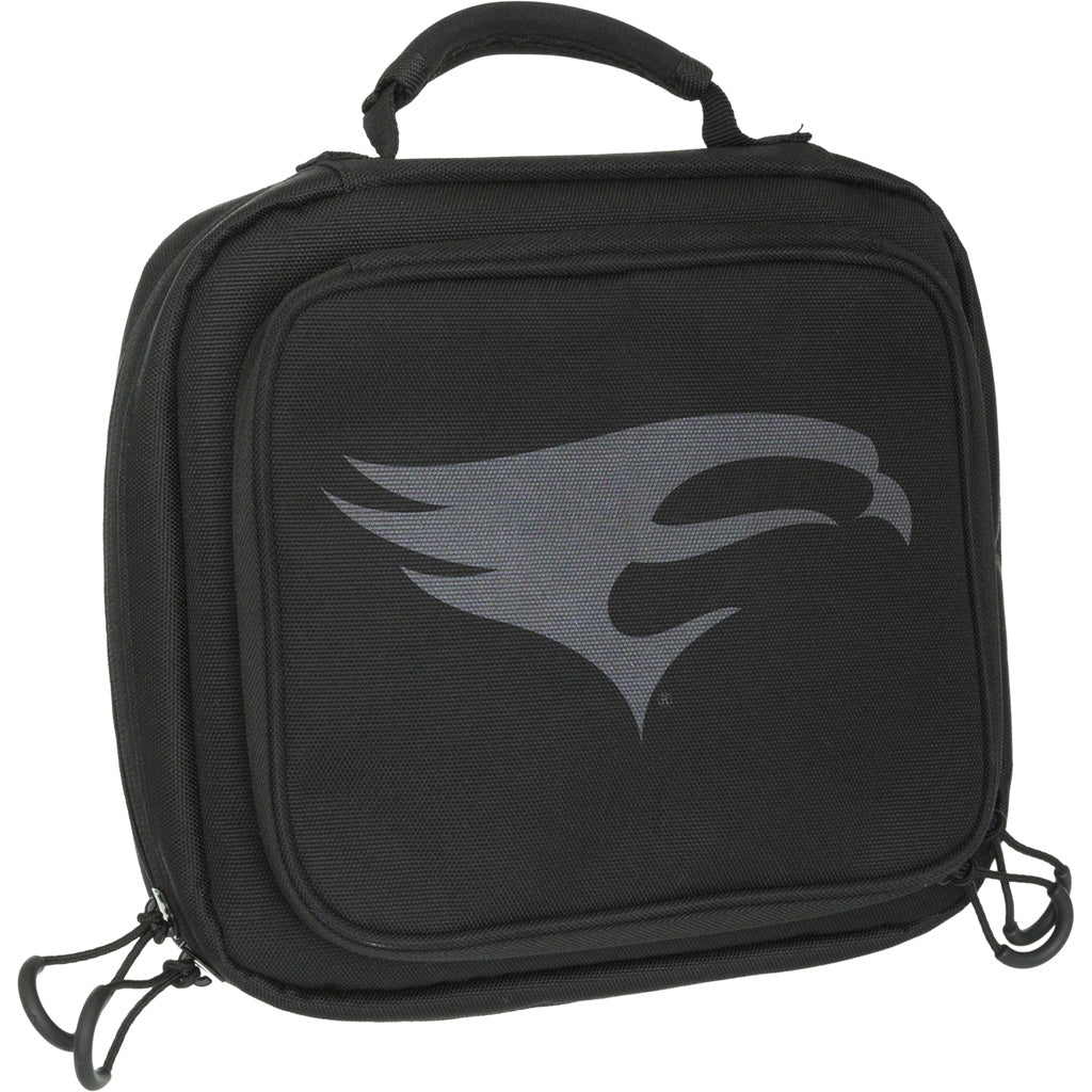 Elevation 9.5 in. Double Pistol Case with Magazine Sleeves, Black