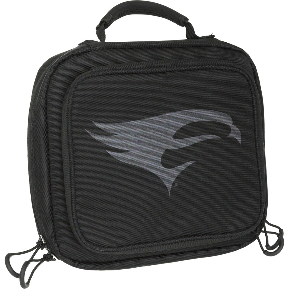 Elevation 9.5 in. Double Pistol Case with Magazine Sleeves, Black