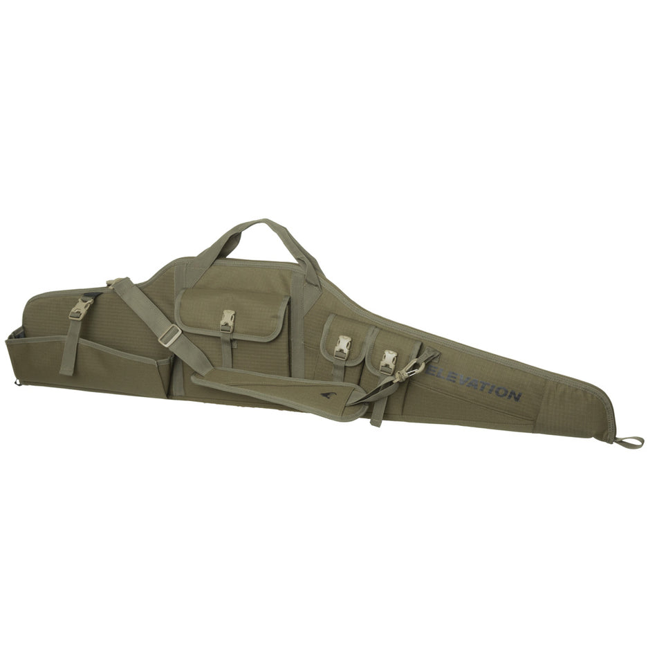 Elevation Peak Rifle Case 48 in. Ambush Green with Zippered Pockets