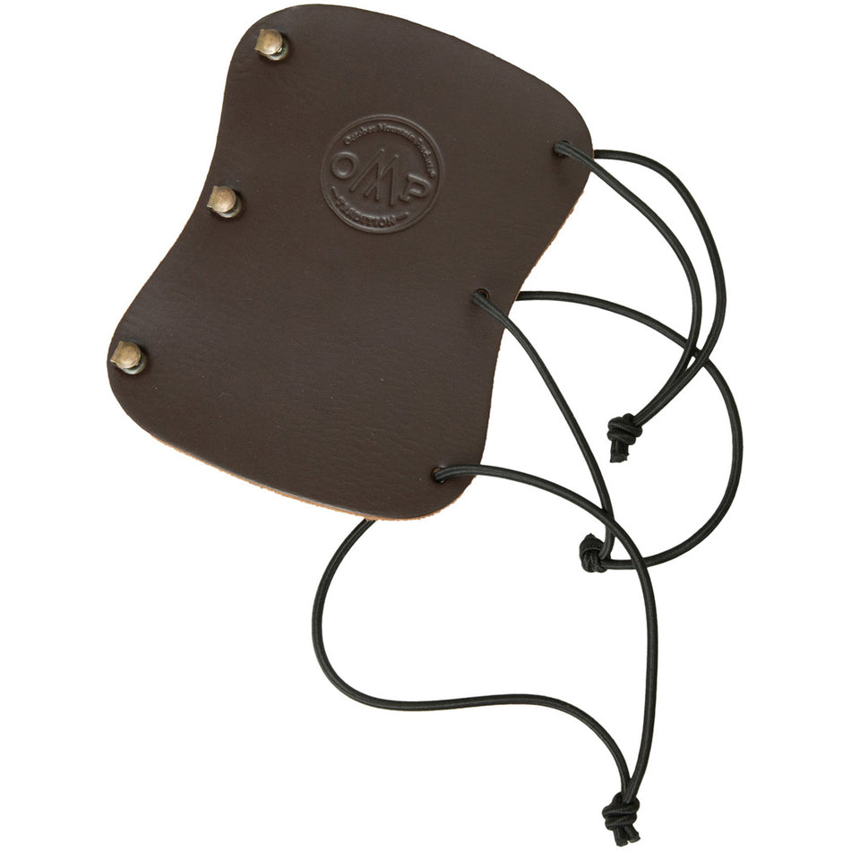 October Mountain Traditional Leather Arm Guard Brown