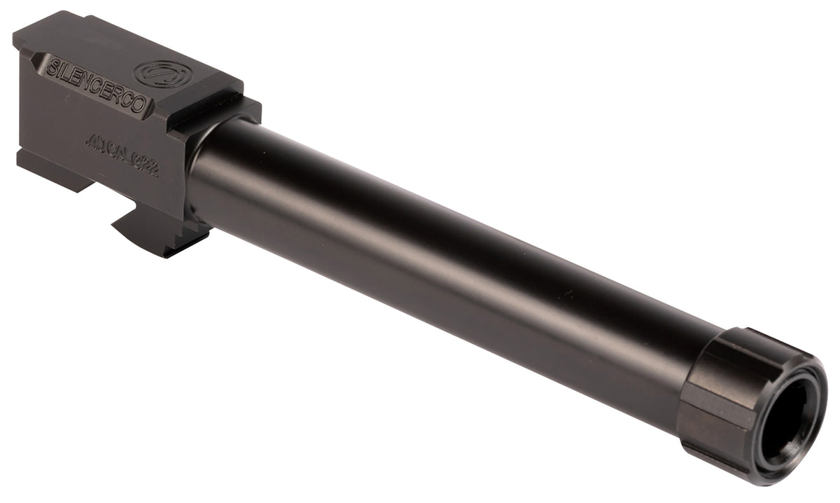 SilencerCo AC50 Glock 22 Threaded Pistol Barrel 4.80" 40 S&W Black Nitride Steel