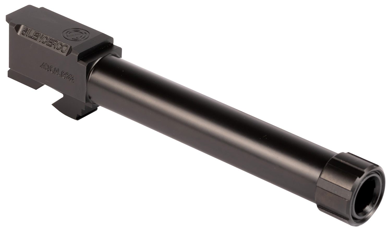 SilencerCo AC50 Glock 22 Threaded Pistol Barrel 4.80" 40 S&W Black Nitride Steel