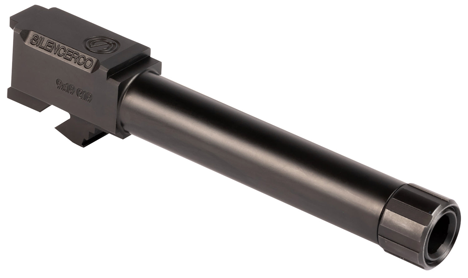 SilencerCo AC5367 Sig P365 Threaded Pistol Barrel 9mm Luger Black Nitride Steel