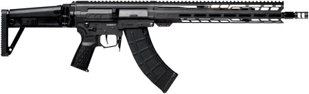 CMMG 86A7F0BAB Dissent MK47 7.62x39mm 30+1 (2) 14.30" P&W, Black Armor, Side Charging Handle Rec, 13.50" M-Lok Handguard, Side Folding Stock, Zeroed Grip, SVD Brake, 60/90 Ambi Safety, Adj. Gas Block