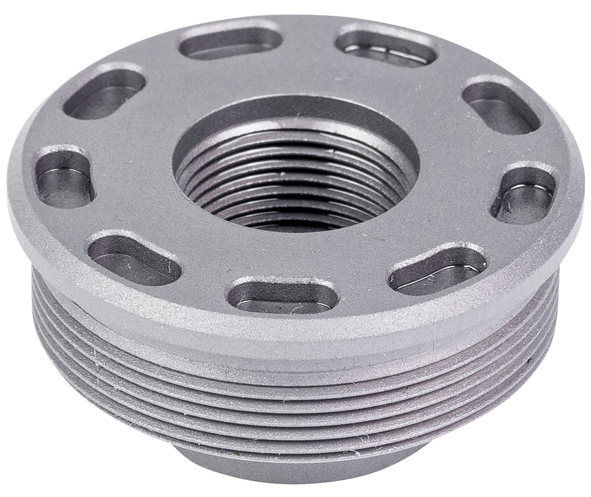SilencerCo AC5321 Bravo Direct Thread Mount Black Titanium, 5/8"-24 Thread Pitch