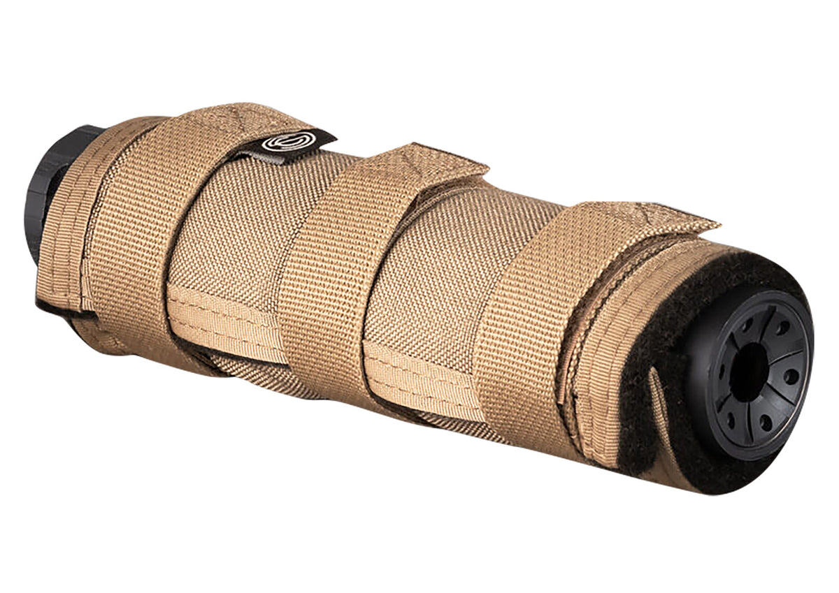 SilencerCo AC1986 High Temperature 7.50" FDE Nylon Suppressor Sleeve Cover