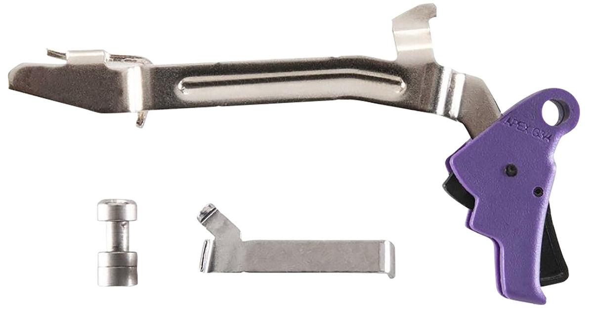 Apex Tactical Polymer Action Enhancement Slim Purple Drop-In Trigger Glock Gen3/4 – 102P165