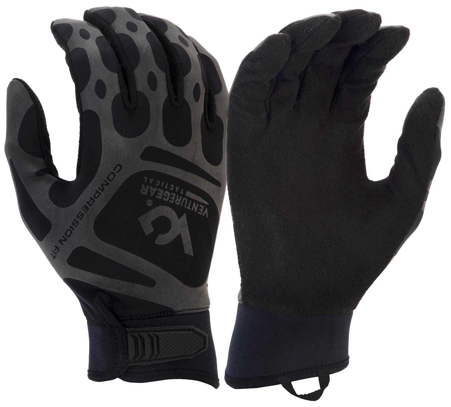 Pyramex Venture Gear Tactical VGTG10BM Medium Black Training Gloves Synthetic Leather