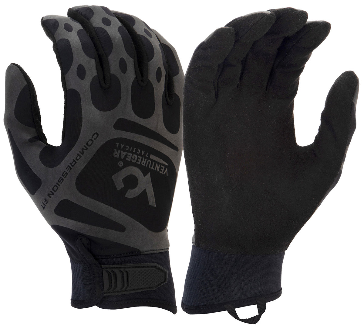 Pyramex Venture Gear Tactical VGTG10BXL Extra Large Black Training Gloves Synthetic Leather