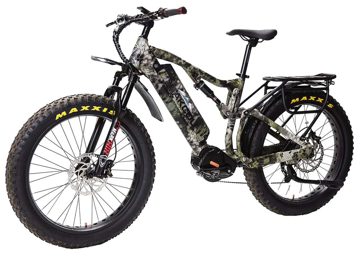 Bakcou Storm 25 Large Electric Bicycle Kryptek Altitude 19" Frame SRAM 9sp 40t Front Bafang Ultra Motor