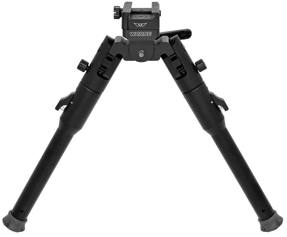 Warne 7913M Lite Bipod Skyline Black Aluminum Fixed Picatinny Mount