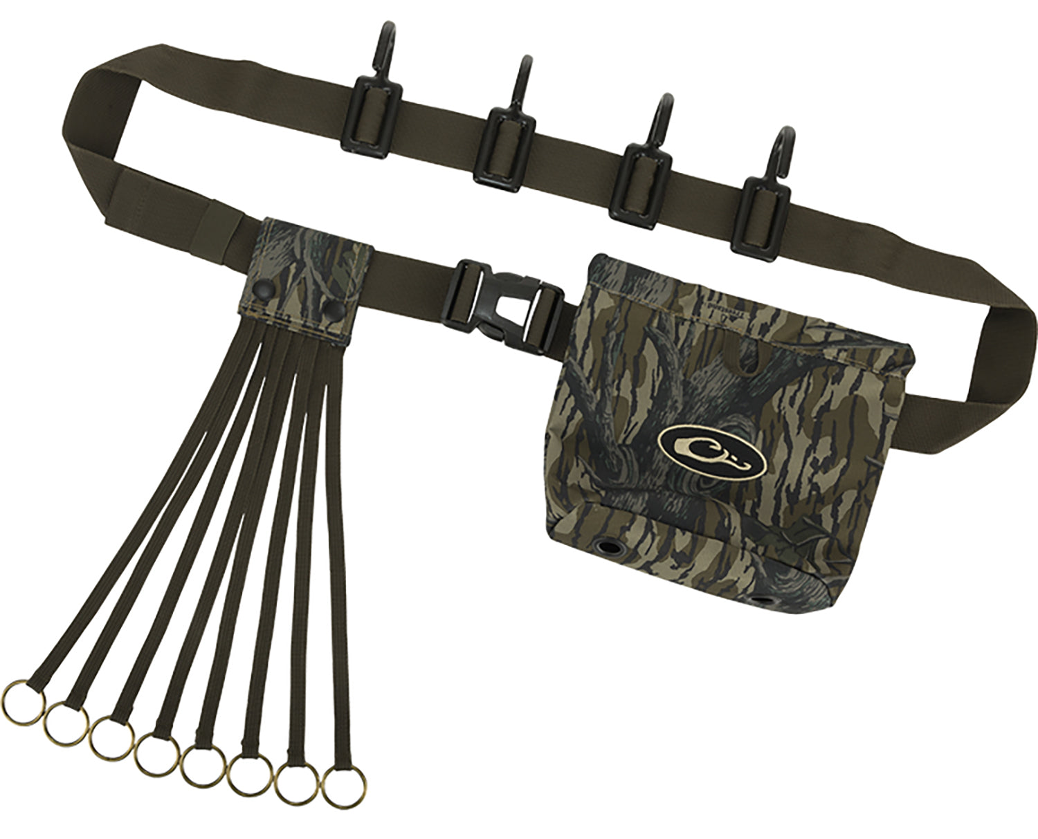 Drake Waterfowl DA2200032 HD-2 Ultimate Timber Strap Original Treestand with 4 Metal Hooks and Shell Pouch