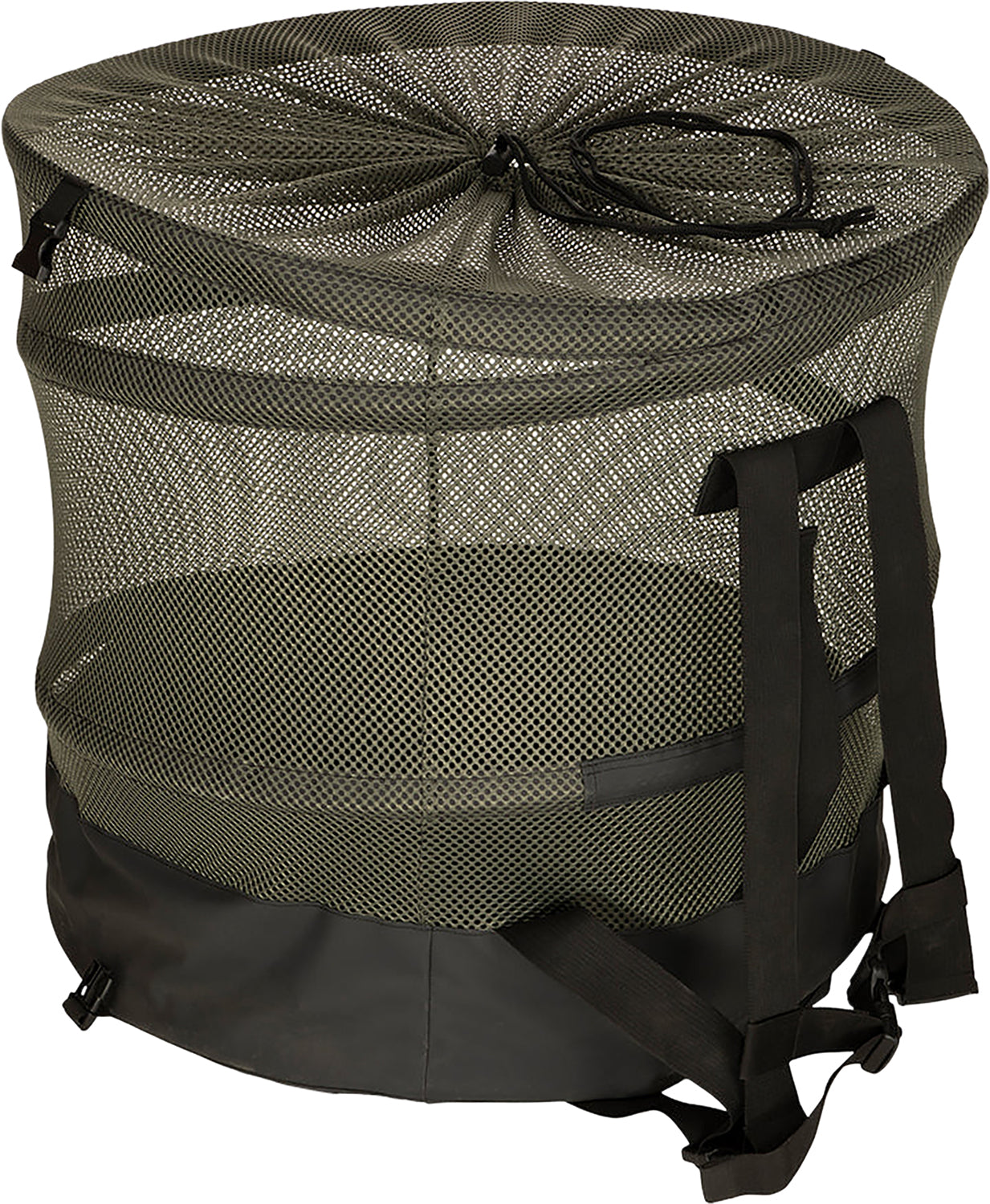 Drake Waterfowl Large Olive Collapsible Stand-Up Decoy Storage Bag, Rot-Proof Mesh