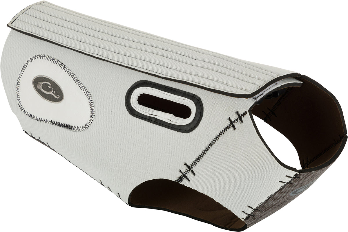 Drake GD9900WHT3 Large White Neoprene Hunting Dog Vest Trimable Fit Assist Handle