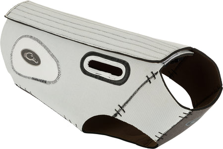 Drake GD9900WHT3 Large White Neoprene Hunting Dog Vest Trimable Fit Assist Handle