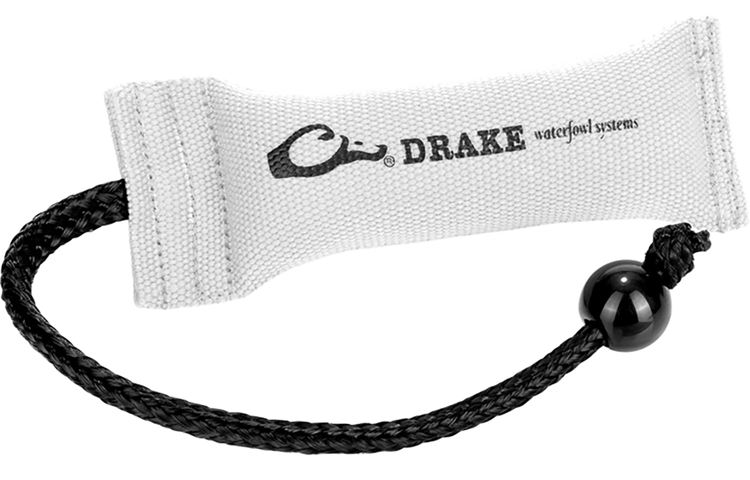 Drake Waterfowl GD1000WHT Firehose Bumper Small White 9" Polyester for Dog Training