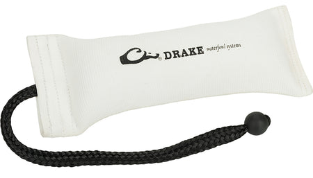 Drake Waterfowl GD3000WHT Firehose Bumper Large White 12" Polyester for Dog Training