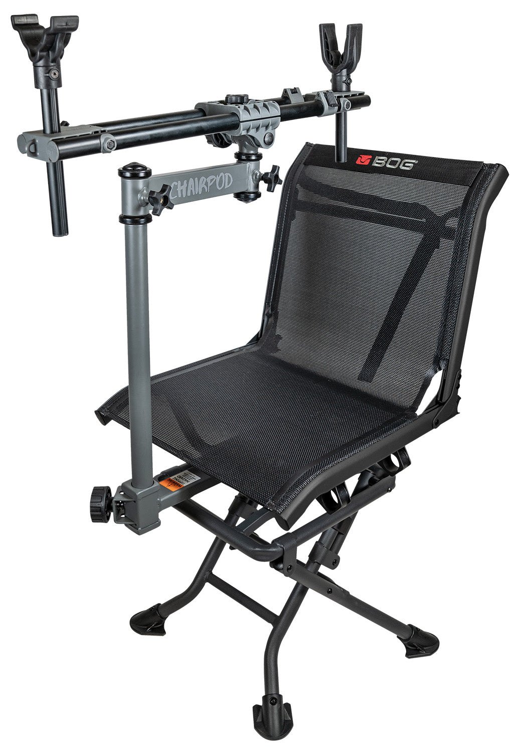 Bog-Pod ChairPod 360 Rotating Gun Mount Hunting Chair Black Aluminum Frame